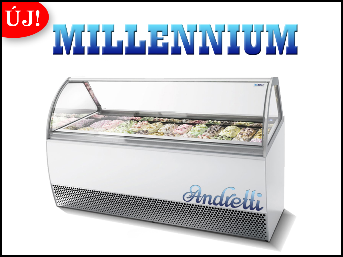 Isa Millenium modern fagylaltpult